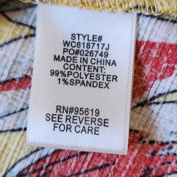 John Paul Richard Woman Floral Button Up Blouse 3x New - Picture 9 of 9